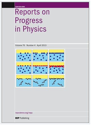 Enlarged view: Reports on Progress in Physics - Apr. 2013